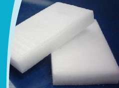 Dryice blocks manufactured from CO2 gas